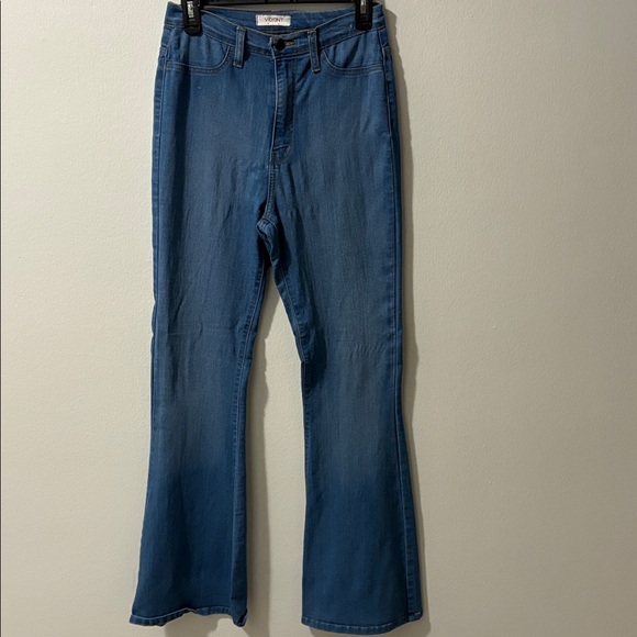 Vibrant M.I.U Denim - Stylish Blue Flare Women's Jeans